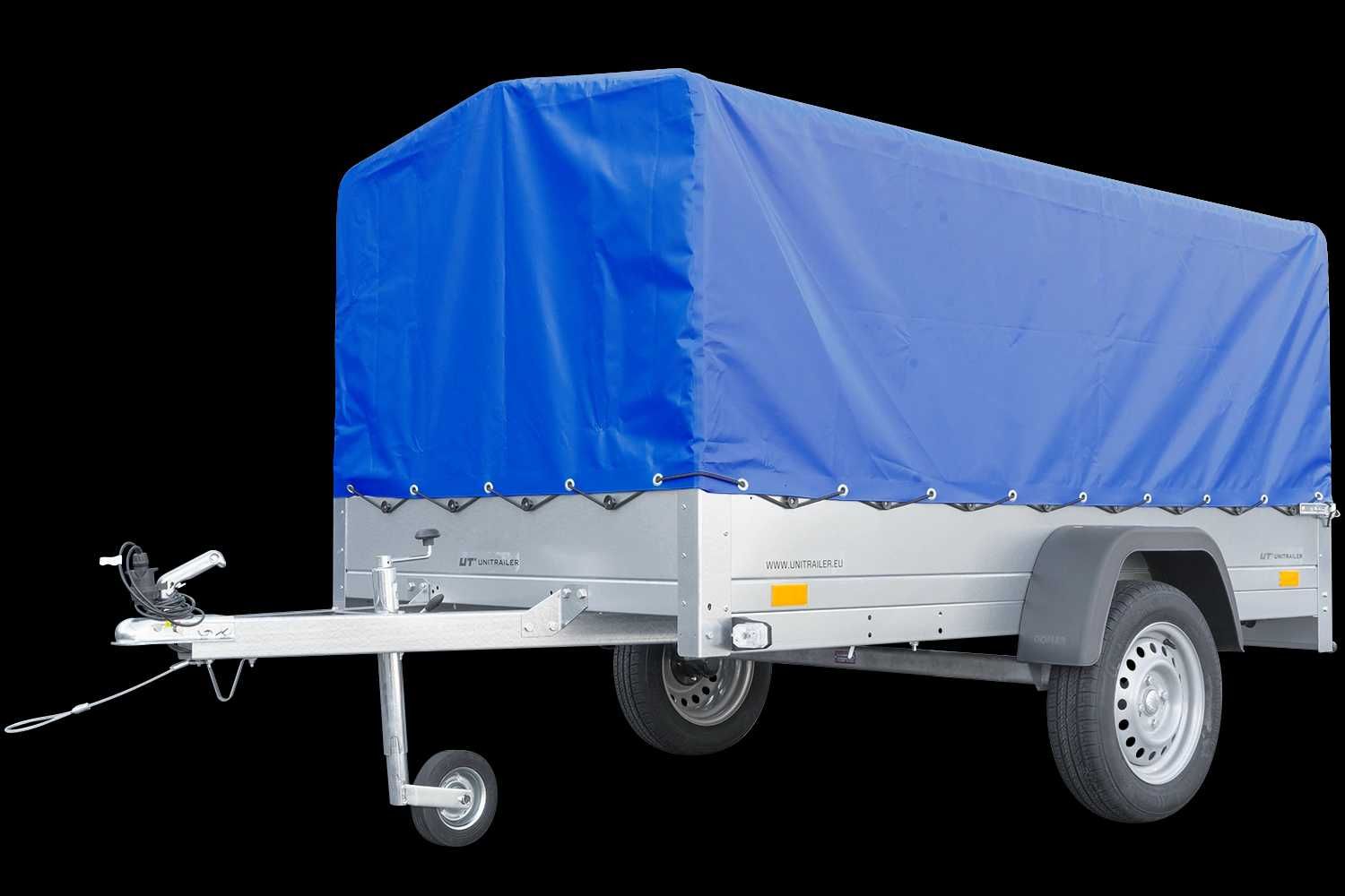 Przyczepa GARDEN TRAILER 230 FD ze stelażem 80cm, kołem i pokrowcem