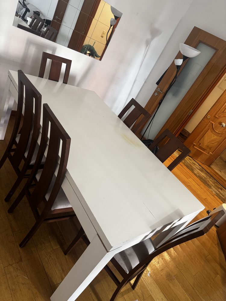Mesa jantar com 6 lugares