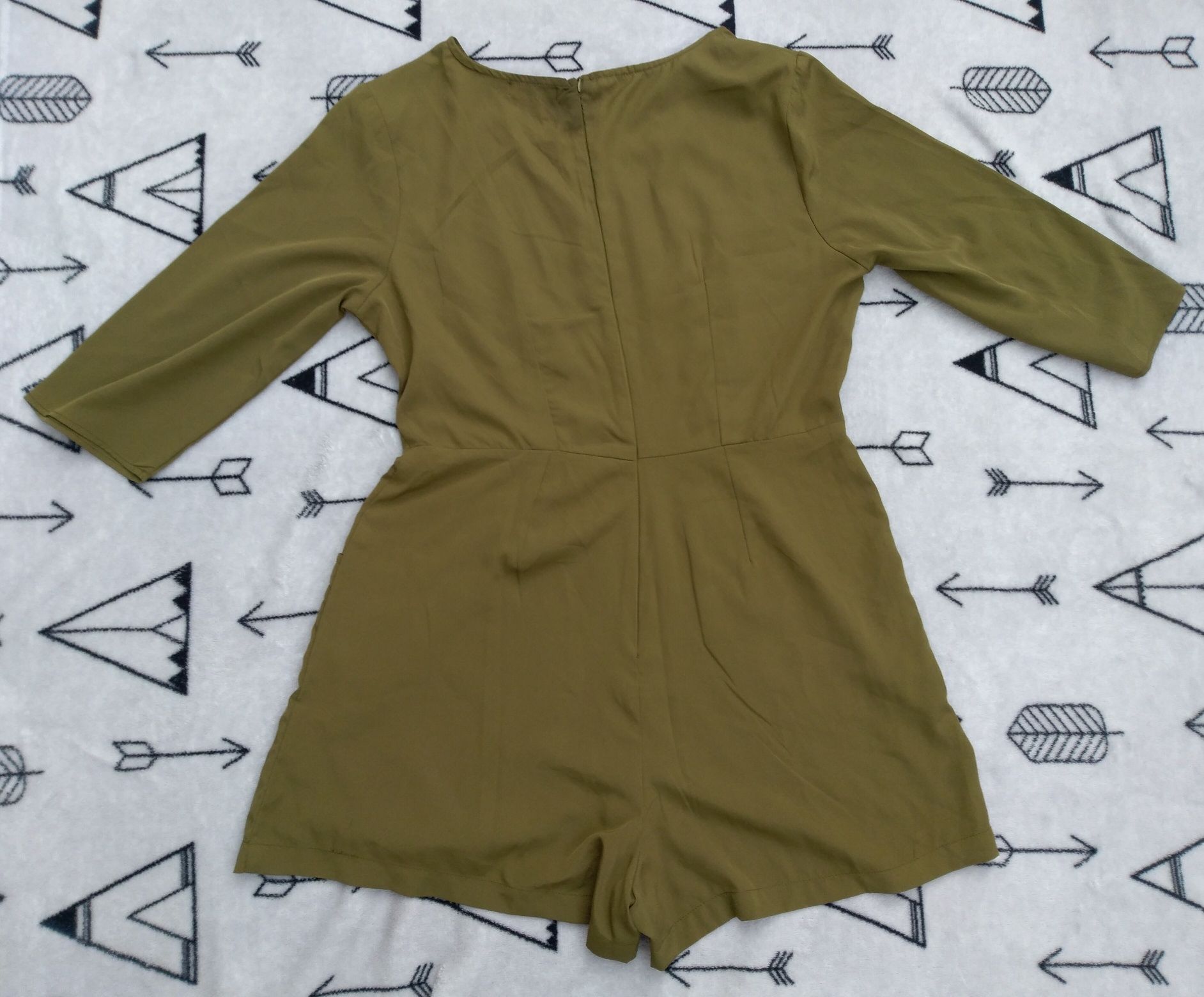 Kombinezon oliwkowy khaki Boohoo