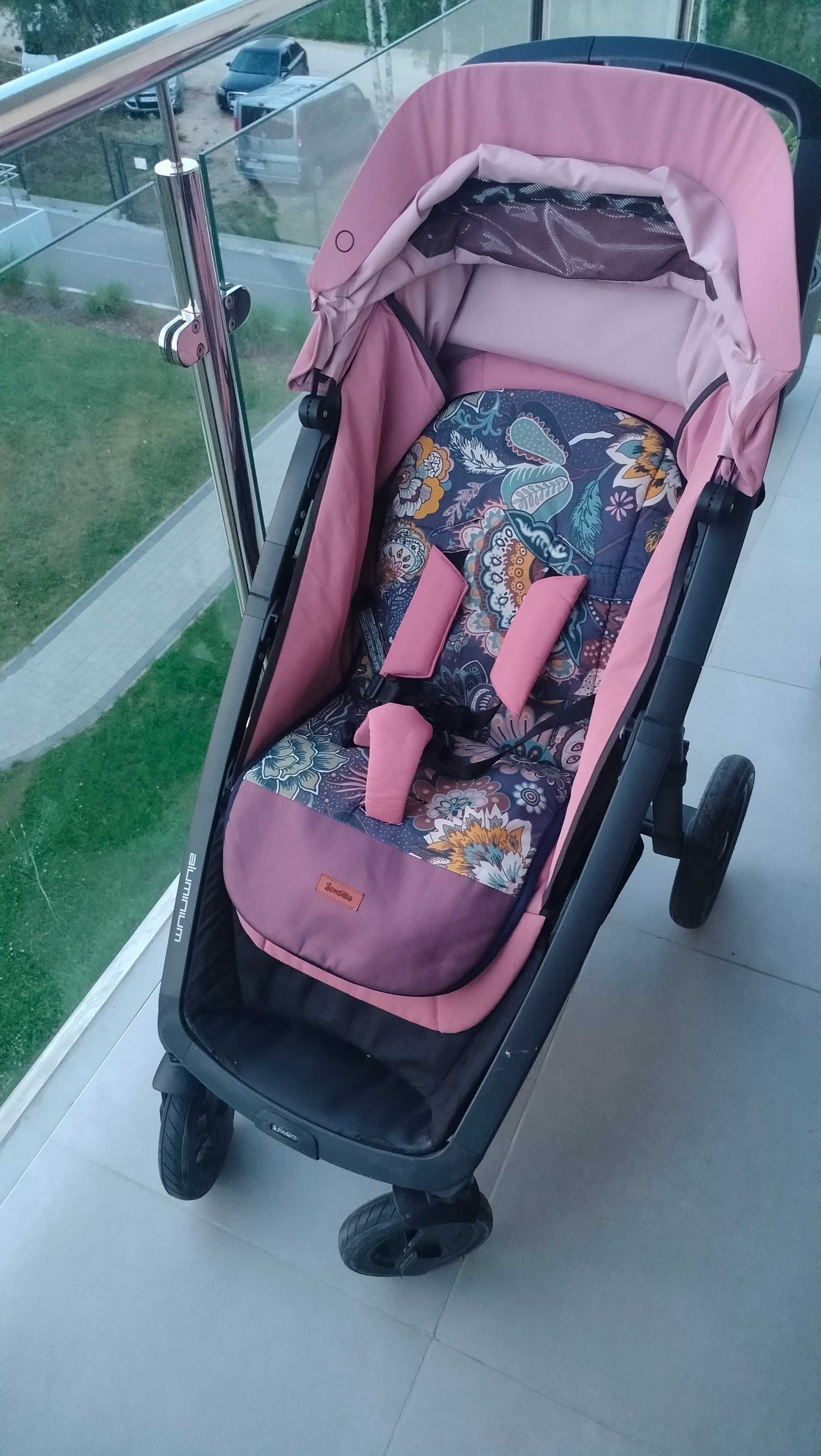 Wózek spacerowy EasyGo różowy