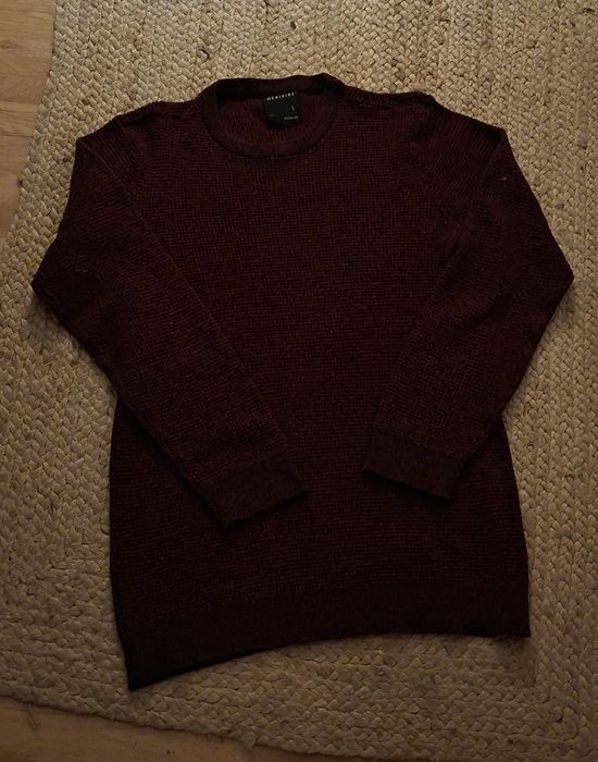 Sweter męski burgundowy