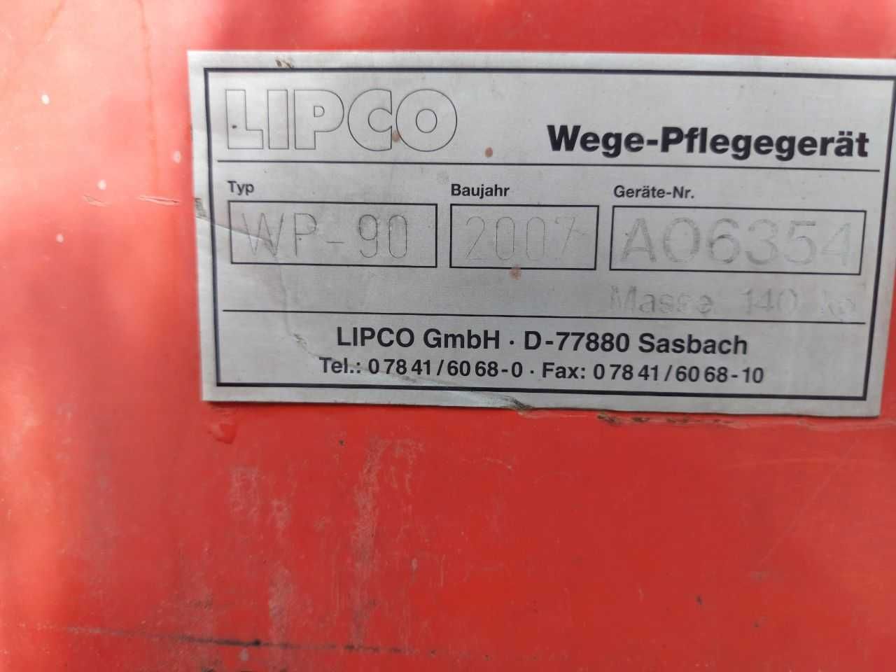 Lipco WP-90 - urządzenie do odchwaszczania dróg parkowych,ogrodowych