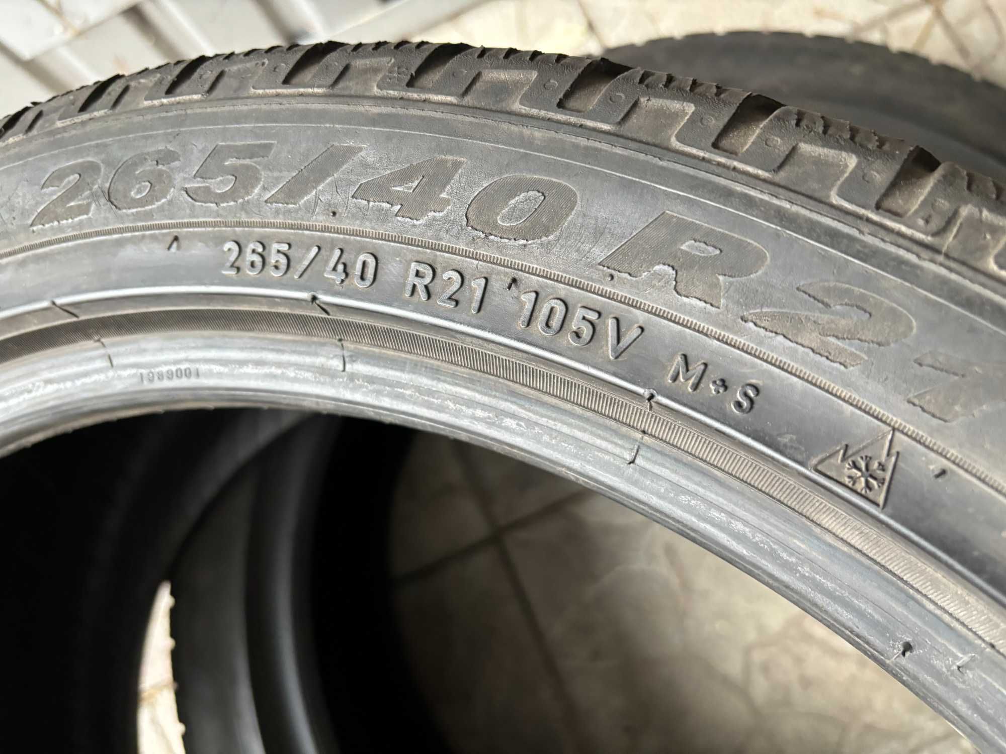 265-40-R21 PIRELLI SCORPION всесезонная резина шины 2 штуки GERMANY