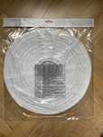 Lampion/Lampa PAPIEROWA biała pomarańczowa biała wzory Kula 42 cm