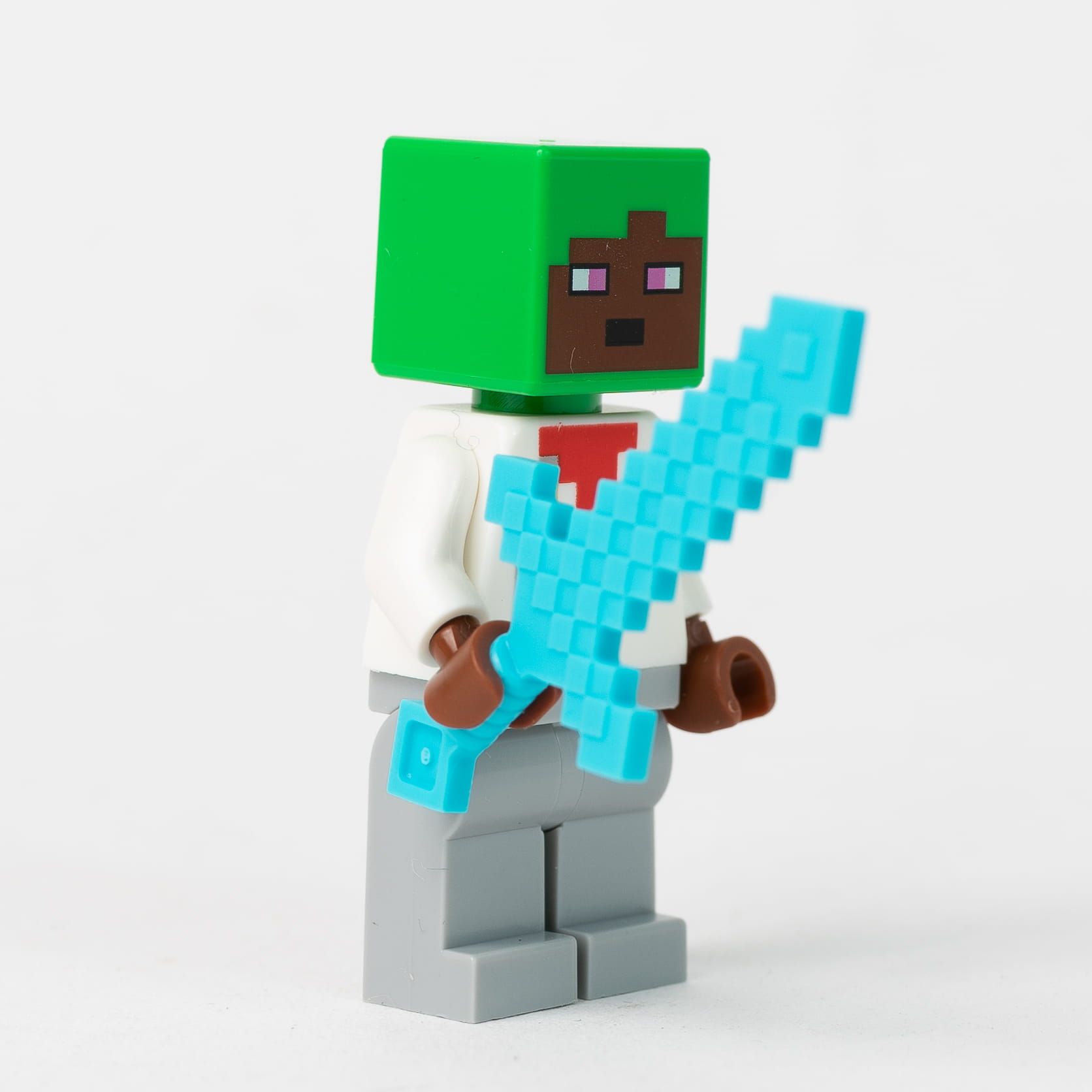 Lego Figurka Minecraft Baker Min116 + Broń