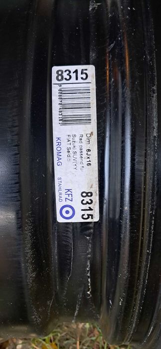 Felgi 16 , 5x114,3 et50 otw cen.60,1