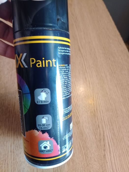 Tinta preto brilhante