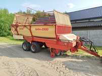 Przyczepa samozbierająca KRONE TURBO 2900 zbierająca do zielonki słomy