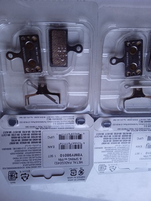 Nowe Klocki tarczowe  Shimano XTR G04S metaliczne