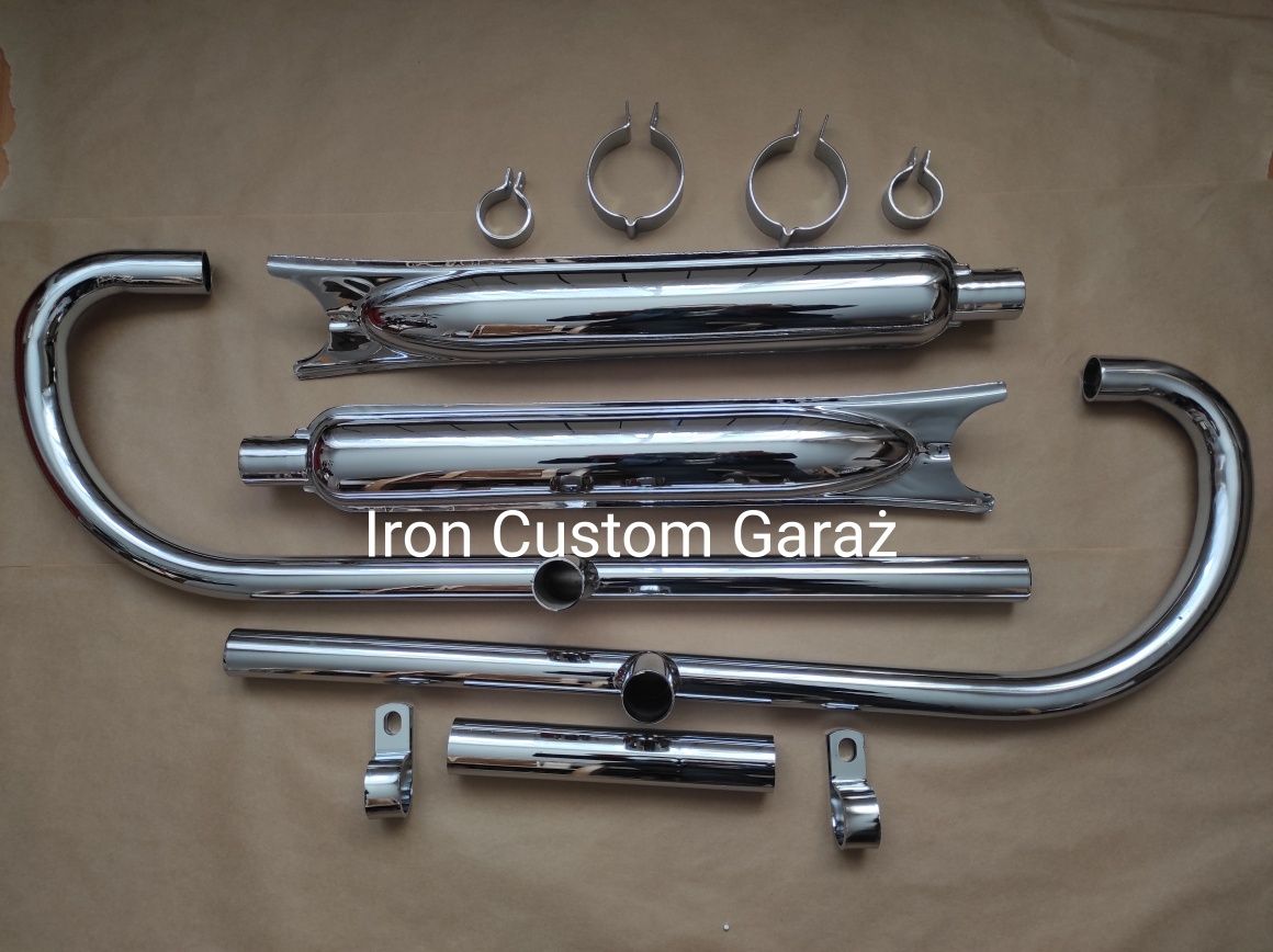 Tłumiki do motocykli zabytkowych Dniepr Ural M72 K 750 WSK SHL Jupiter