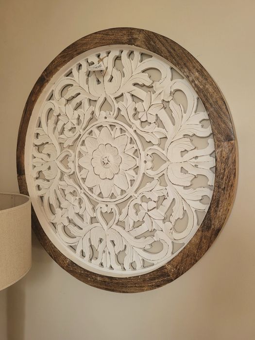 aparador, consola, mesa, talha, apoio, rustico