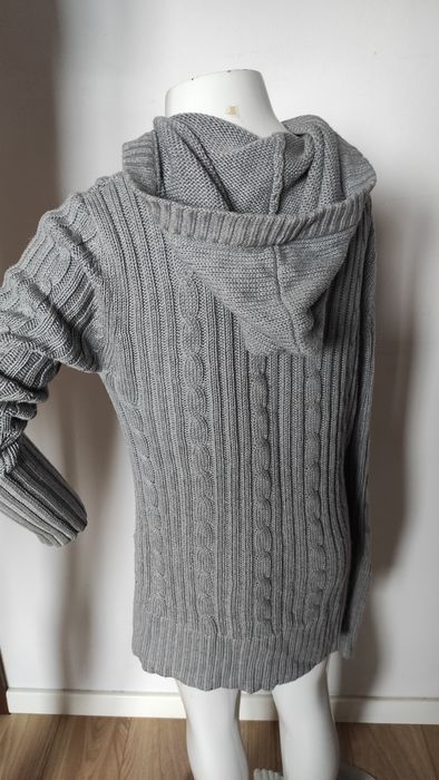 Szary sweter 146 , 152 rozpinany sweter 146 , 152