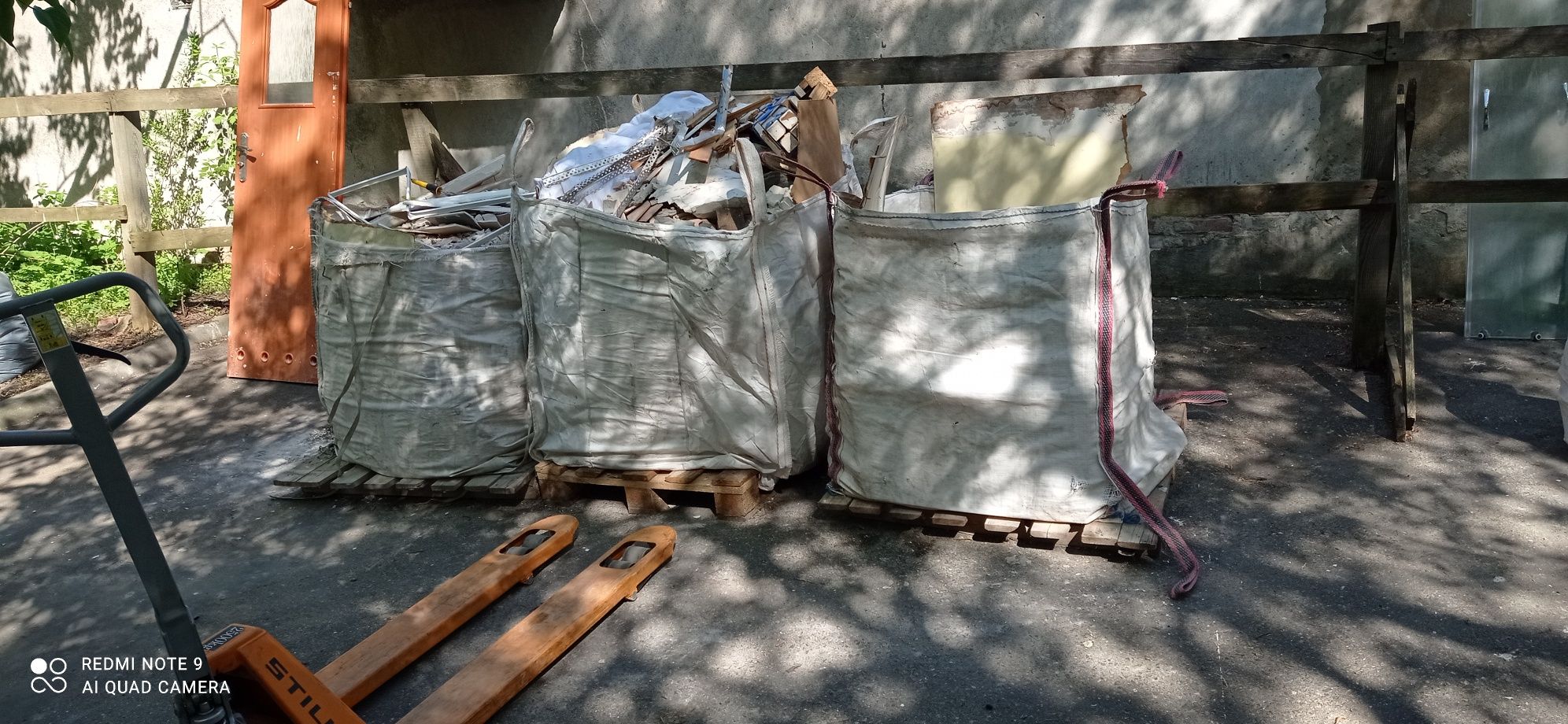 Odbiór gruzu  wąskich bram ,uliczek work big bag ,torba gruz  warszawa