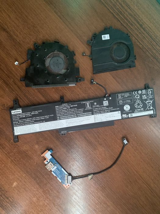 Lenovo 15iau7 v15 g2 15alc6 батарея/ кулер/ запчастини