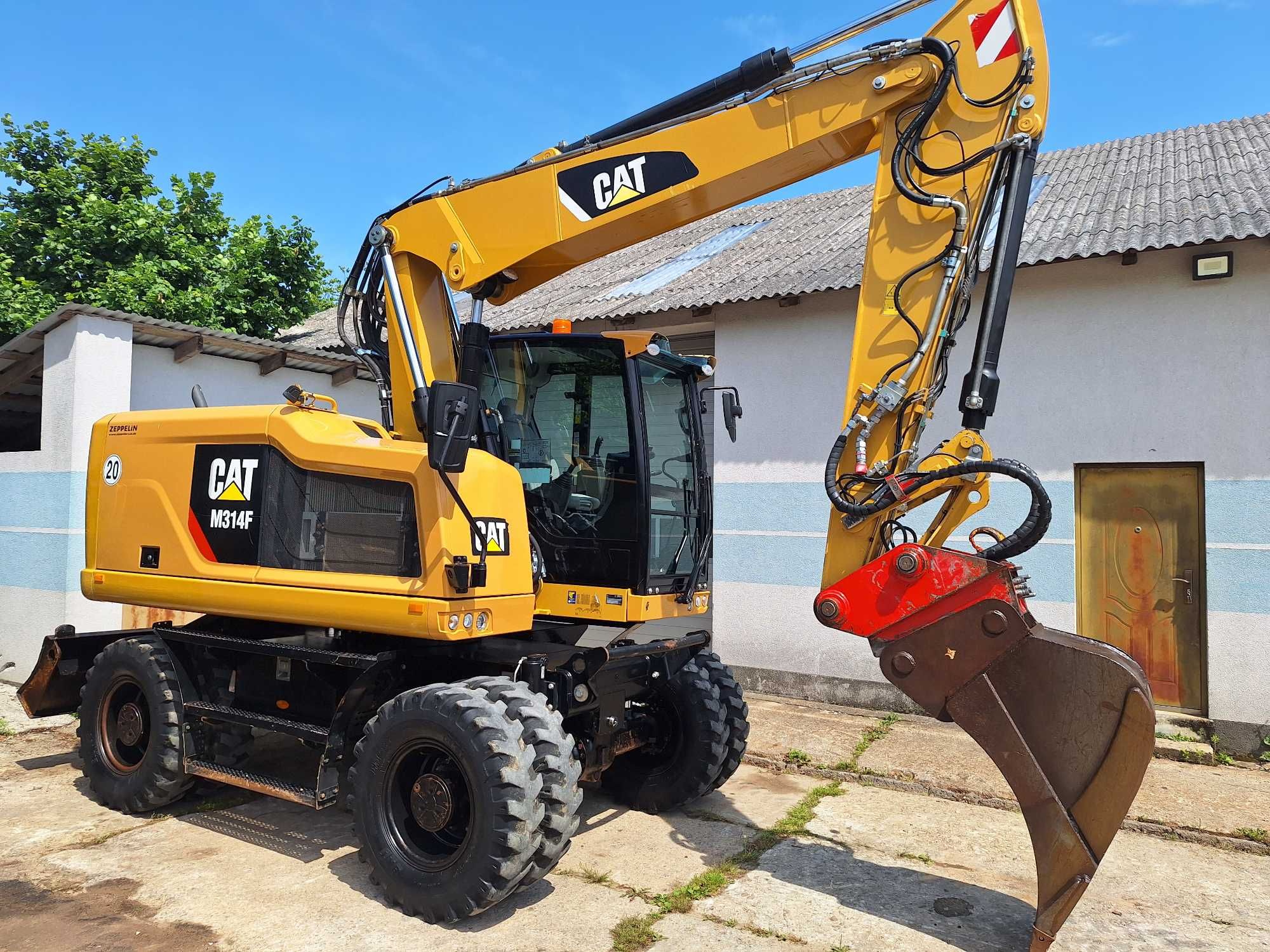 CAT 314F, rok 2017 z niemiec