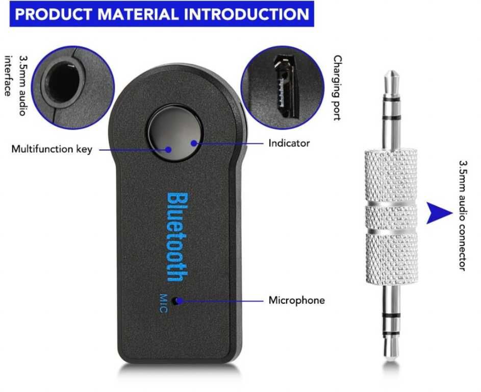 Аудио ресивер  Bluetooth 3.5mm AUX