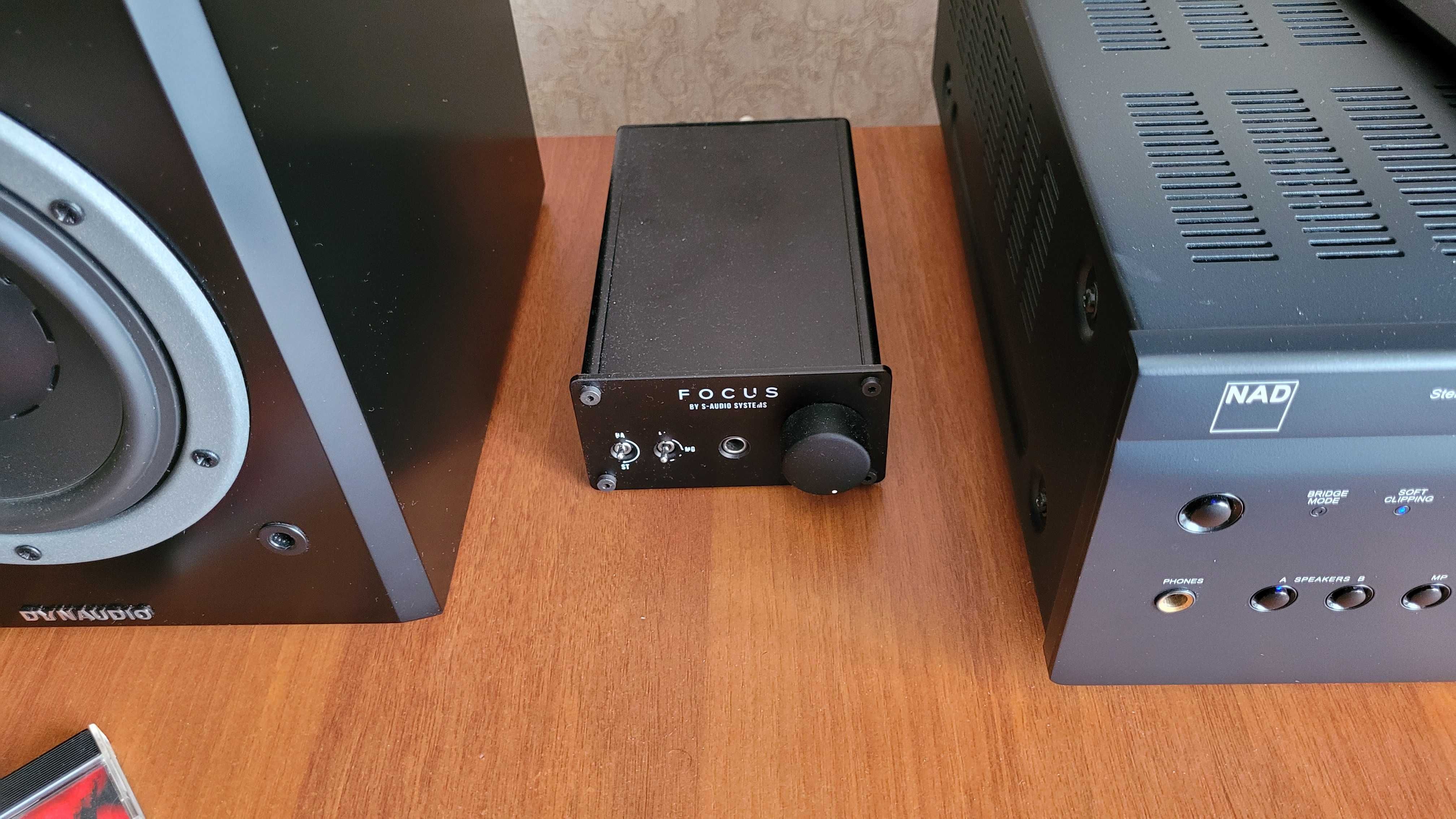 S-audio systems Focus 3 ЦАП, усилитель для наушников