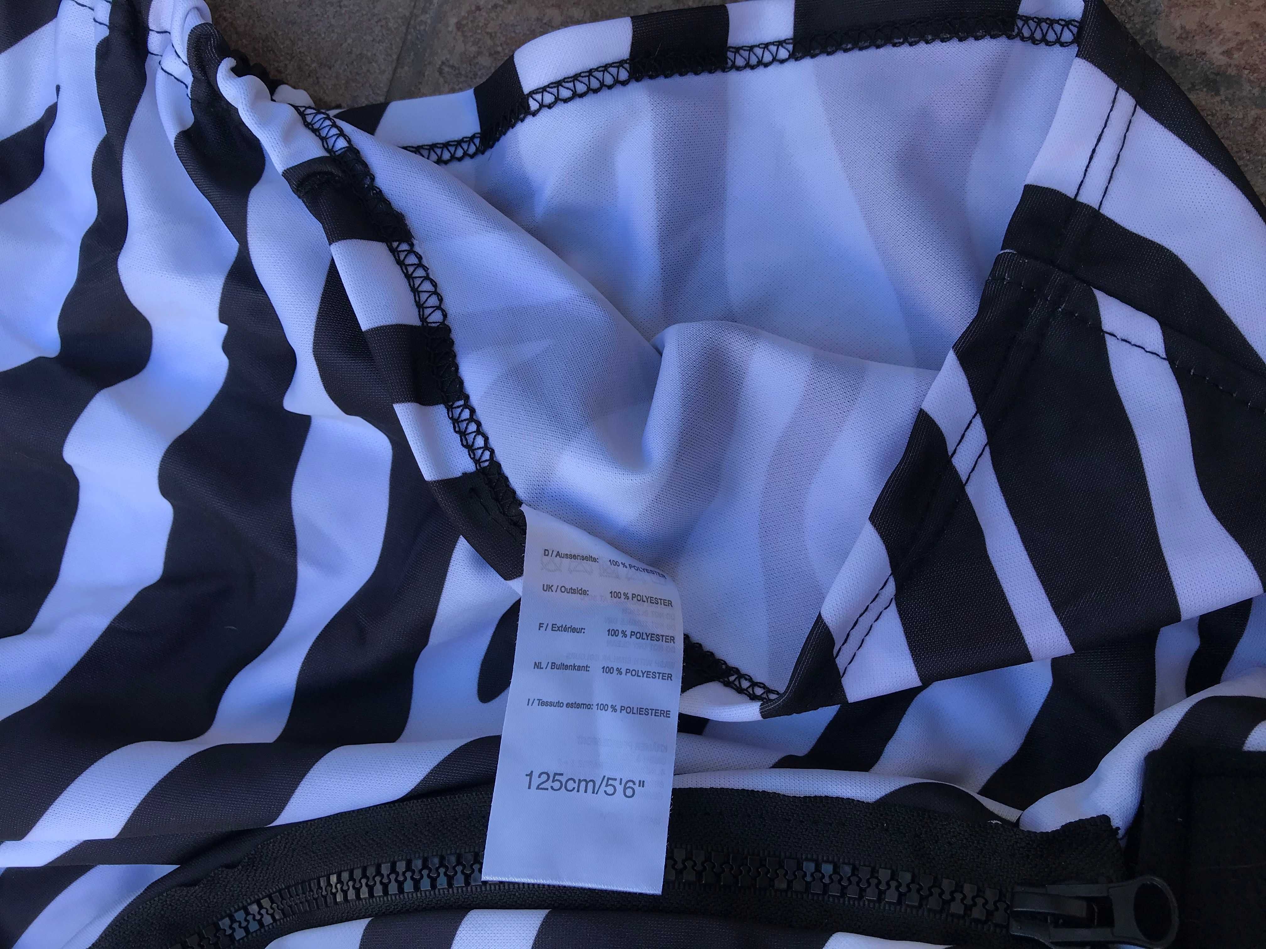 480B. Derka egzemowa Felix Buhler Zebra 125 cm