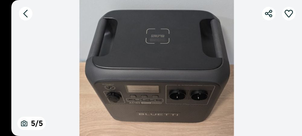 Зарядна станція Bluetti AP180 нова в коробці