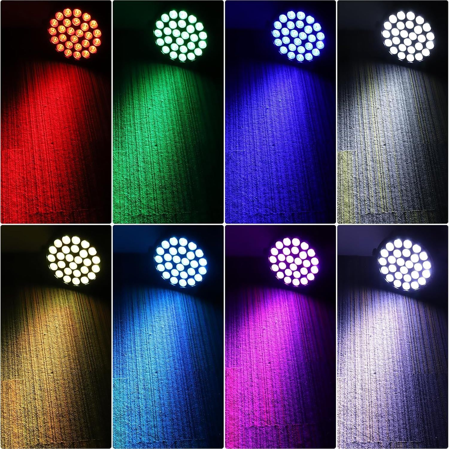 Lampa sceniczna LED 216W  ilość diod LED 27