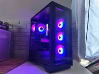Komputer Gamingowy RTX 5060 Ryzen 5 FV23% 16GB RAM Akwarium RGB SSD
