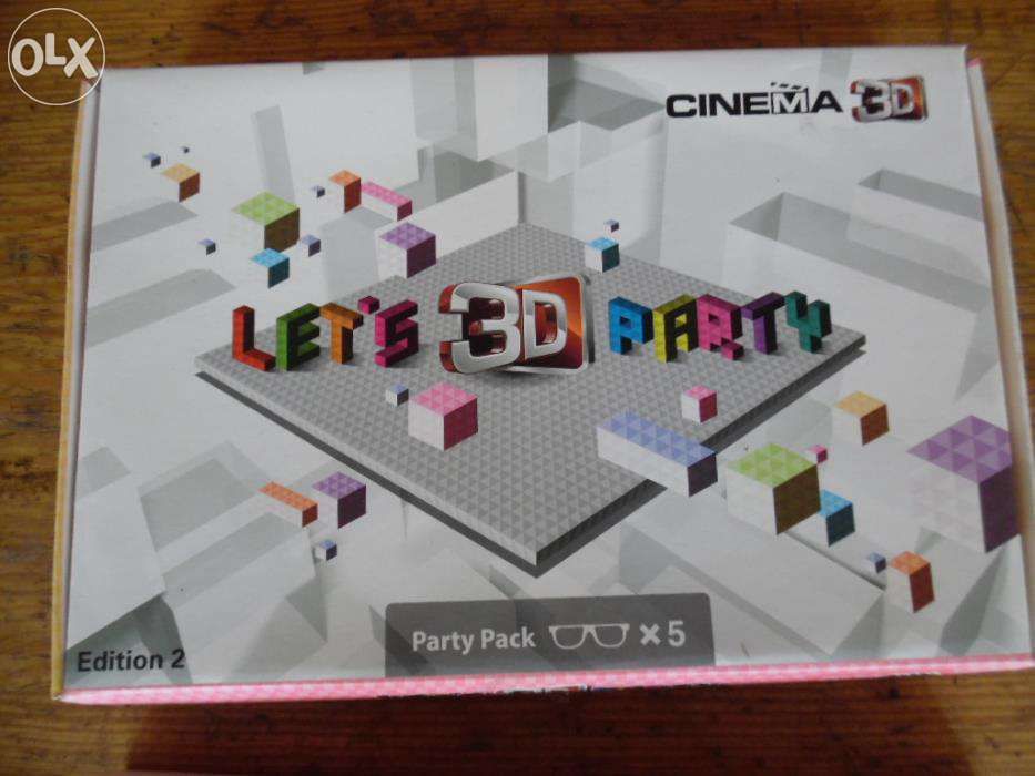 Okulary 3D LG Party Pack x 5