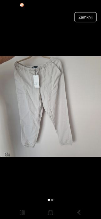 Spodnie nowe zara M