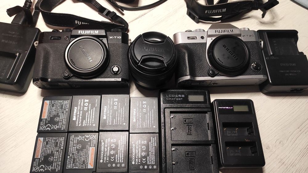 Bateria para Fujifilm w126 w126s, carregador, Fujinon lente 15-45mm