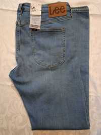 Lee Malone Skinny Nowe niebieskie spodnie jeansy W32 L32 Sold!