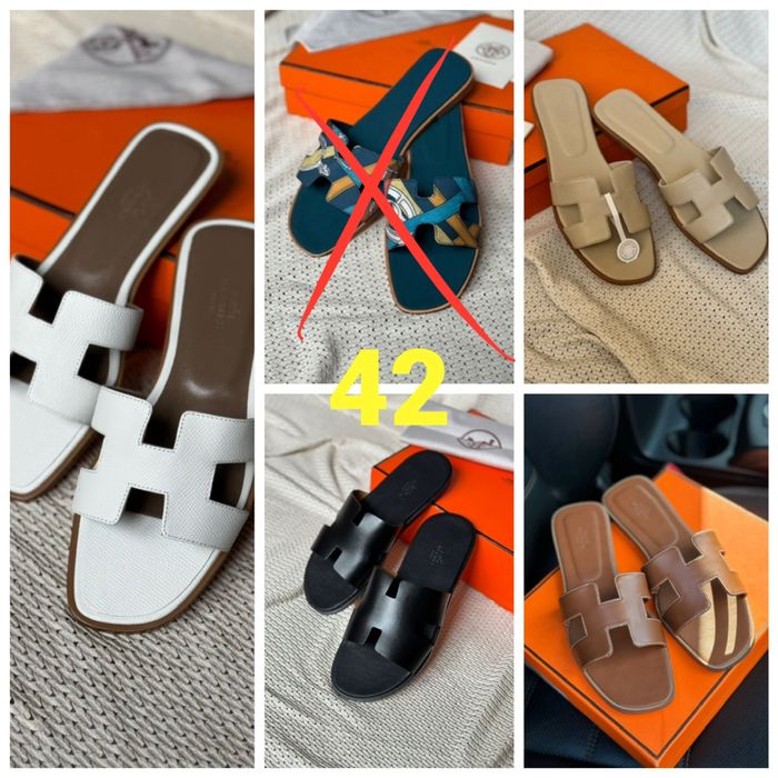 Шлепки шлепанцы Herme