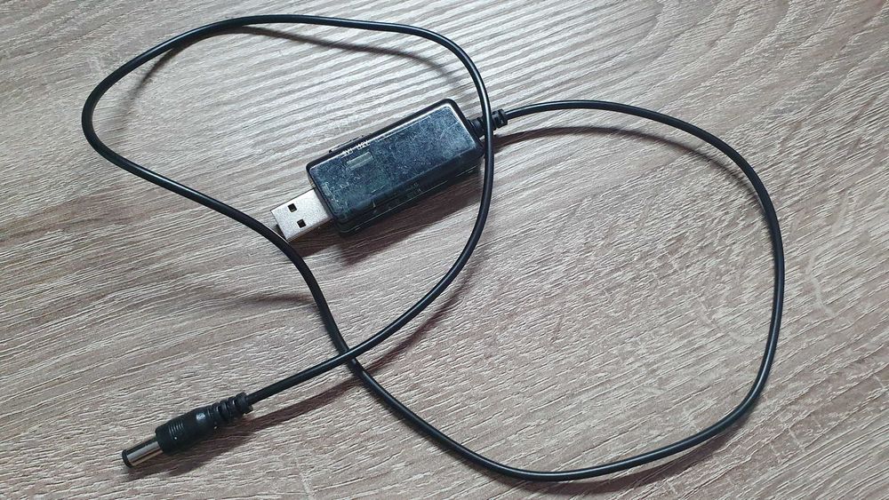Підвищувальний кабель ERA USB 5V DC to 9 V 12 V з перемикачем