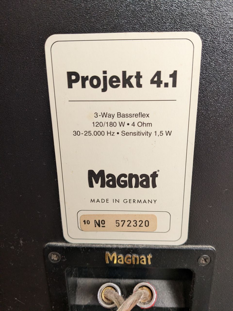 Колонки Magnat project 4.1