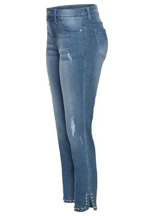 Spodnie jeansy niebieskie  -- r  --  46