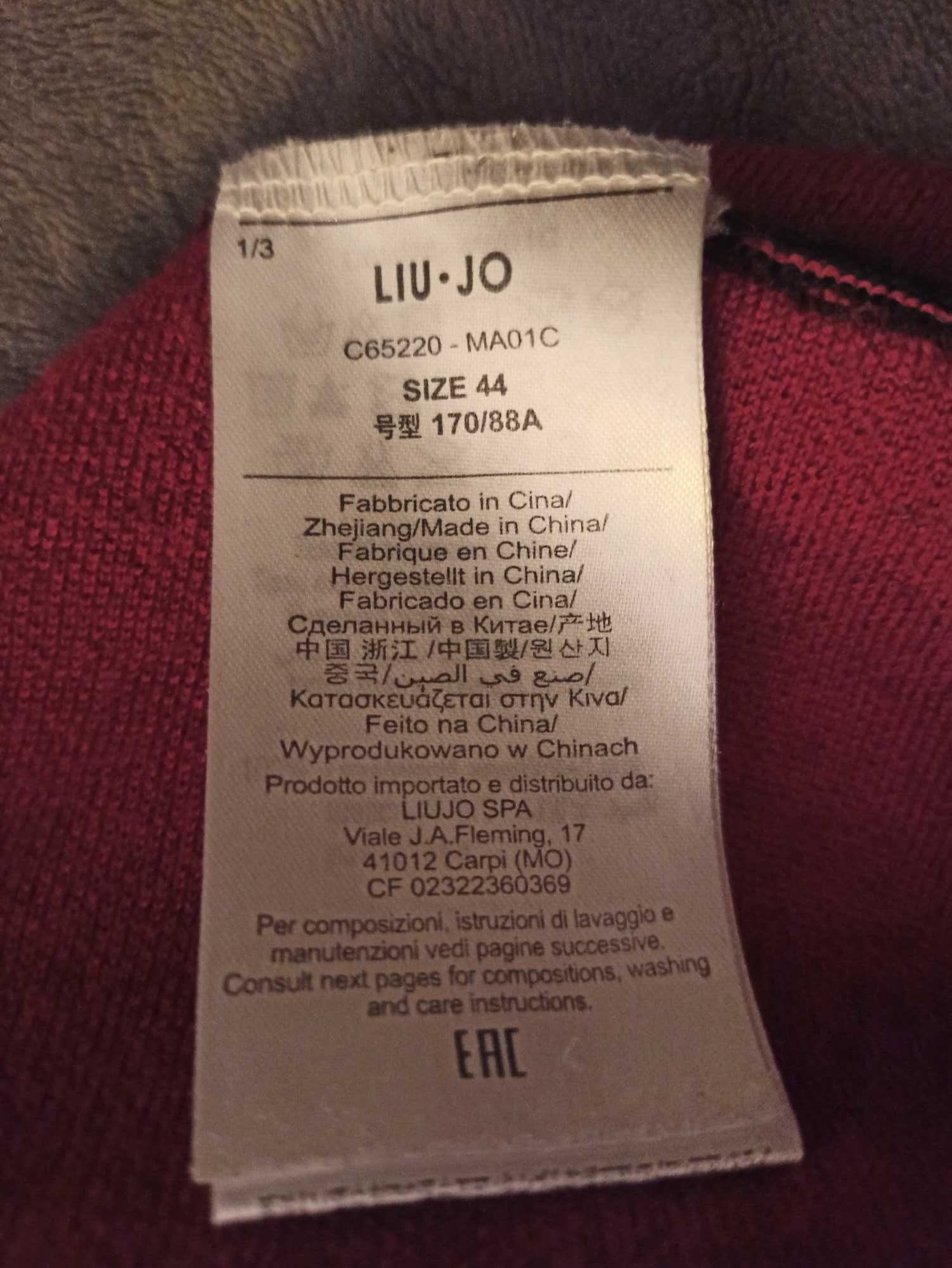 Liu jo SM sweter jak nowy. Obszerny