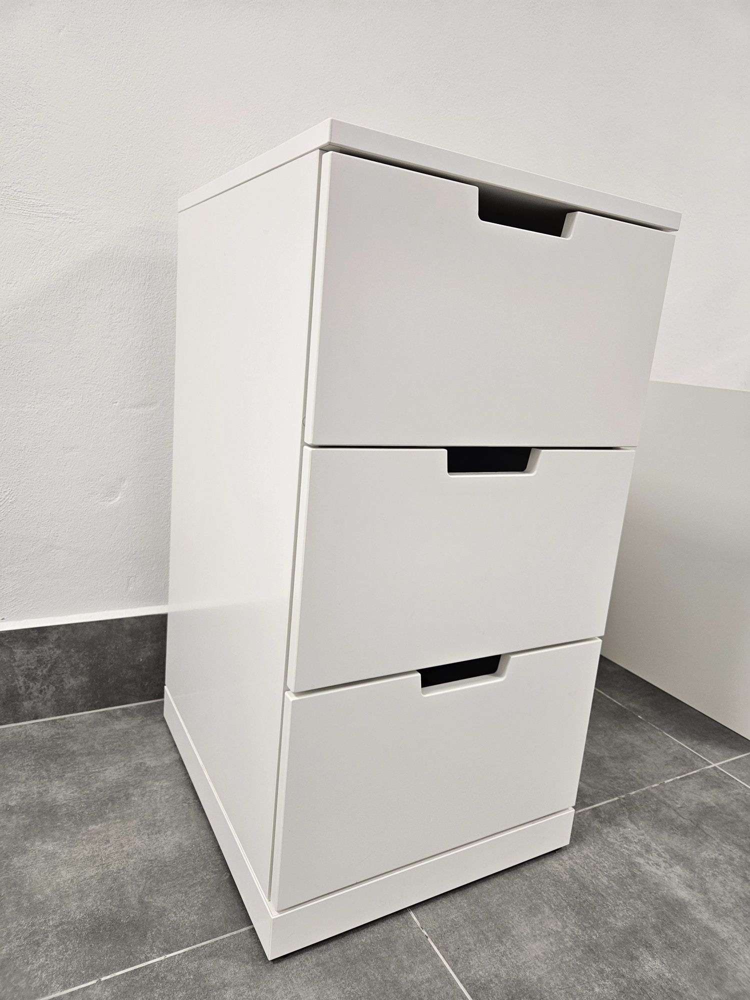 NORDLI Komoda, 3 szuflady, biały, 40x76 cm IKEA
Komoda, 3 szuflady