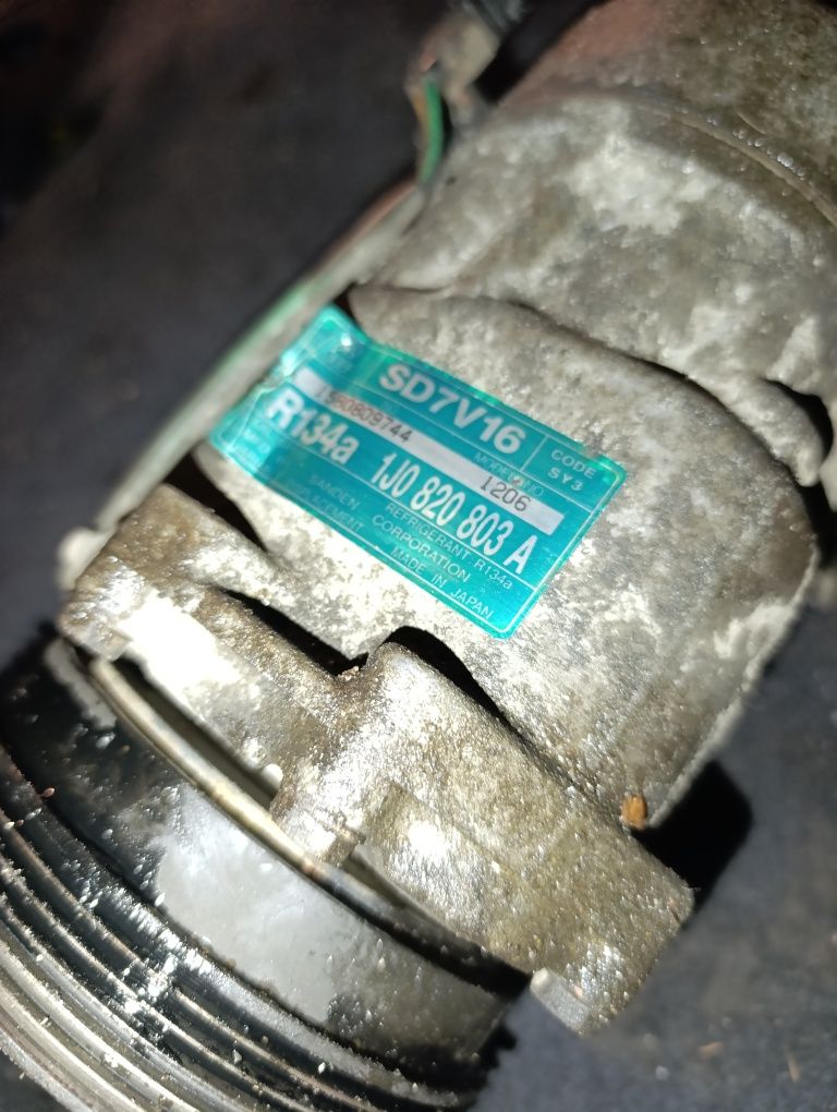 Sprężarka klimatyzacji r134a volkswagen golf 4 audi a3 seat Leon Toled