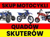 Skup quadów Skuterów motocykli  Cross Buggy każda marka i stan