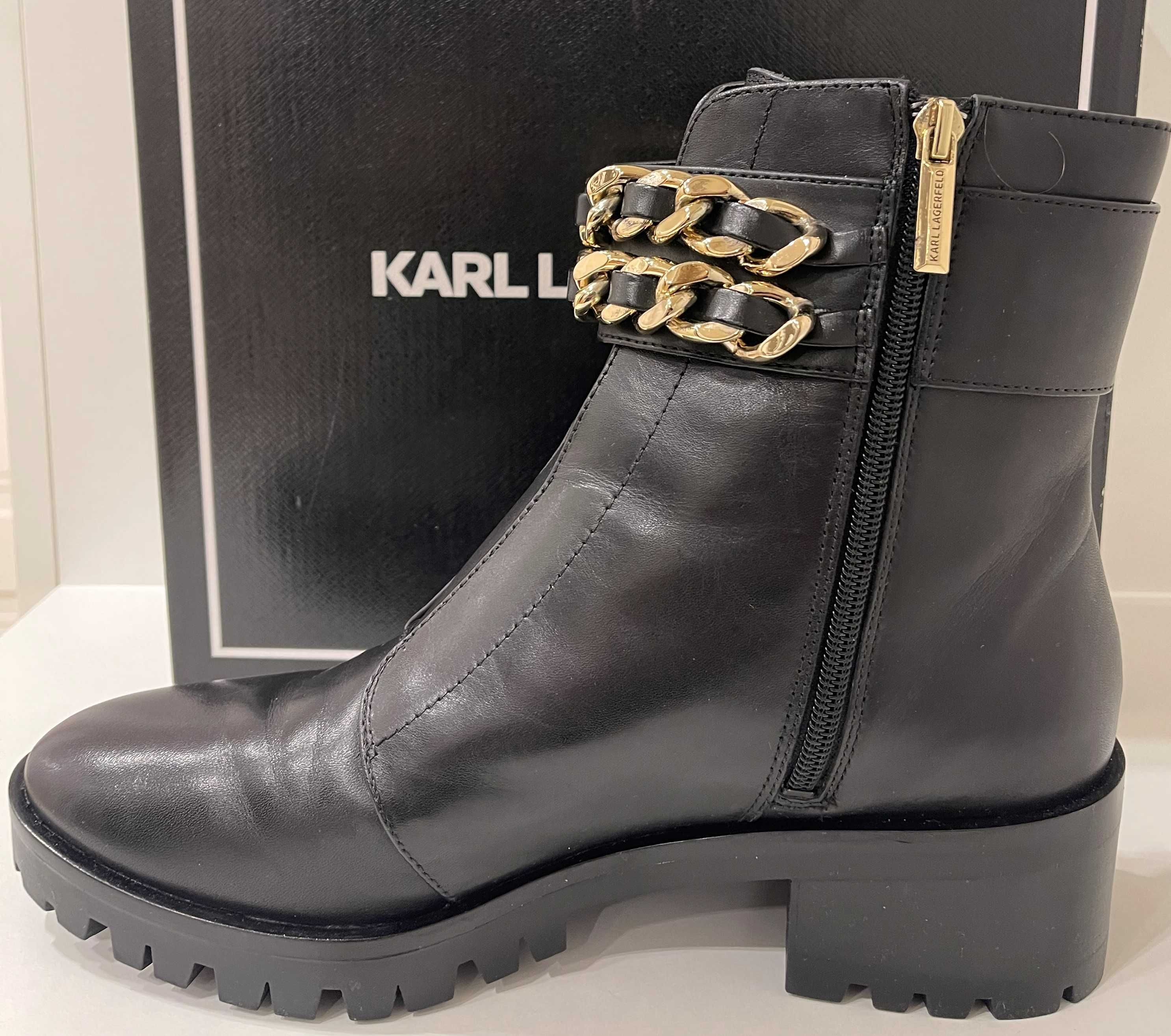 Стильні черевики. Французький бренд Karl Lagerfeld.