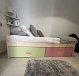 Cama individual + Colchão