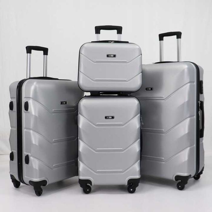 Zestaw walizek podróżnych walizka 4w1 różne kolory obrotowe kółka NOWE