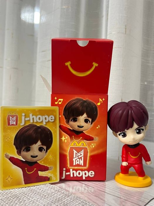 Фігурка BTS J-hope McDonald’s happy meal Tiny Tan