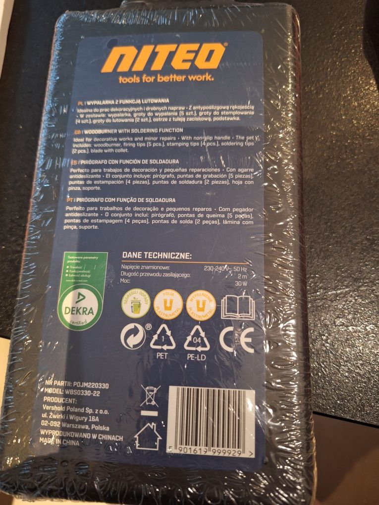 Wypalarka z funkcją lutowania