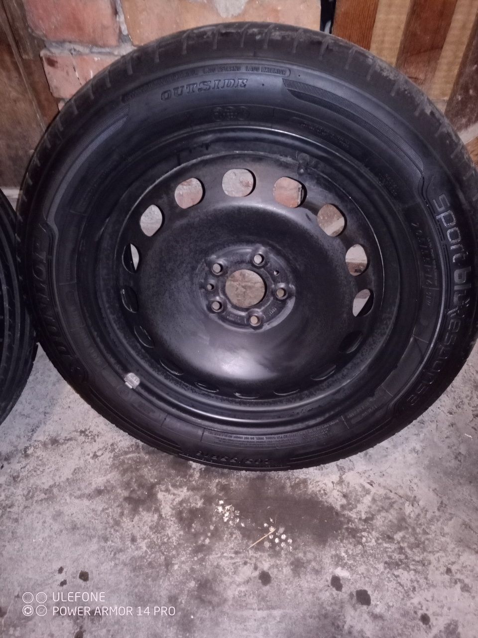 Koła 16" z oponami letnimi Dunlop Fiat Tipo