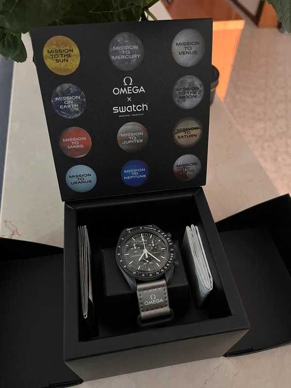 Zegarki Omega Swatch Mercury SO33A100 – Promocja 2025