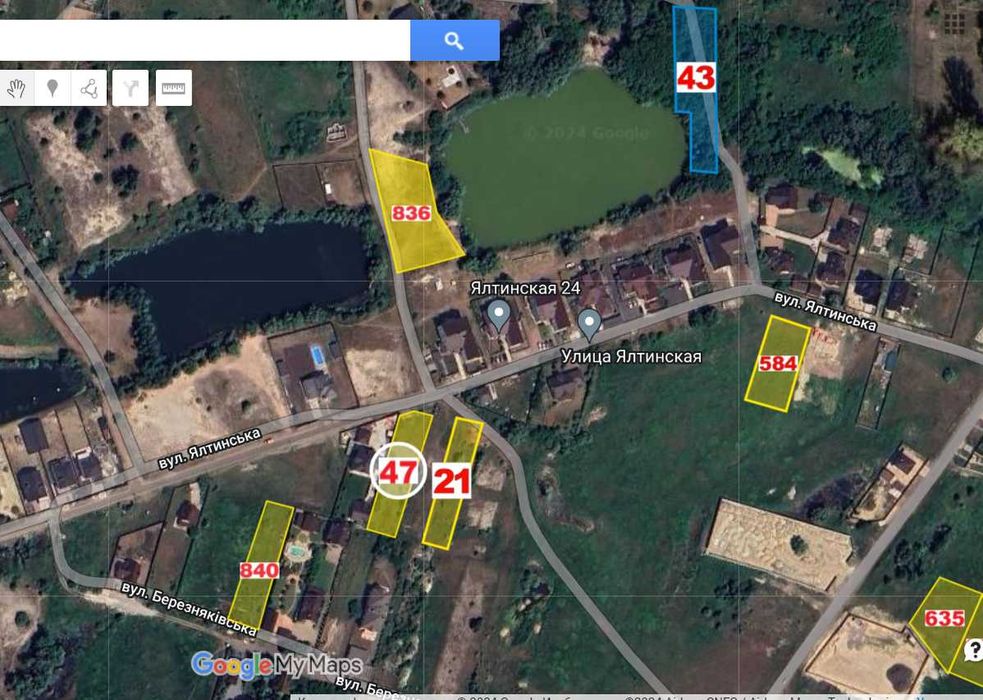 Ділянка Вишеньки, Ялтинська 15 соток - Озеро 50м!