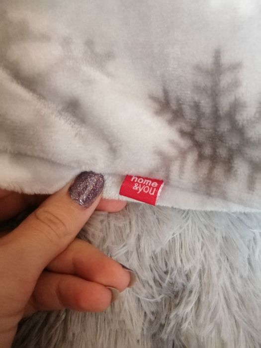 Poduszka zimowa z płatkami śniegu Home&You