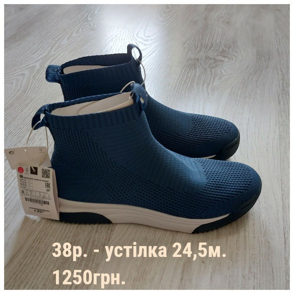 Хайтопы/кроссовки Zara 36,37,38p.