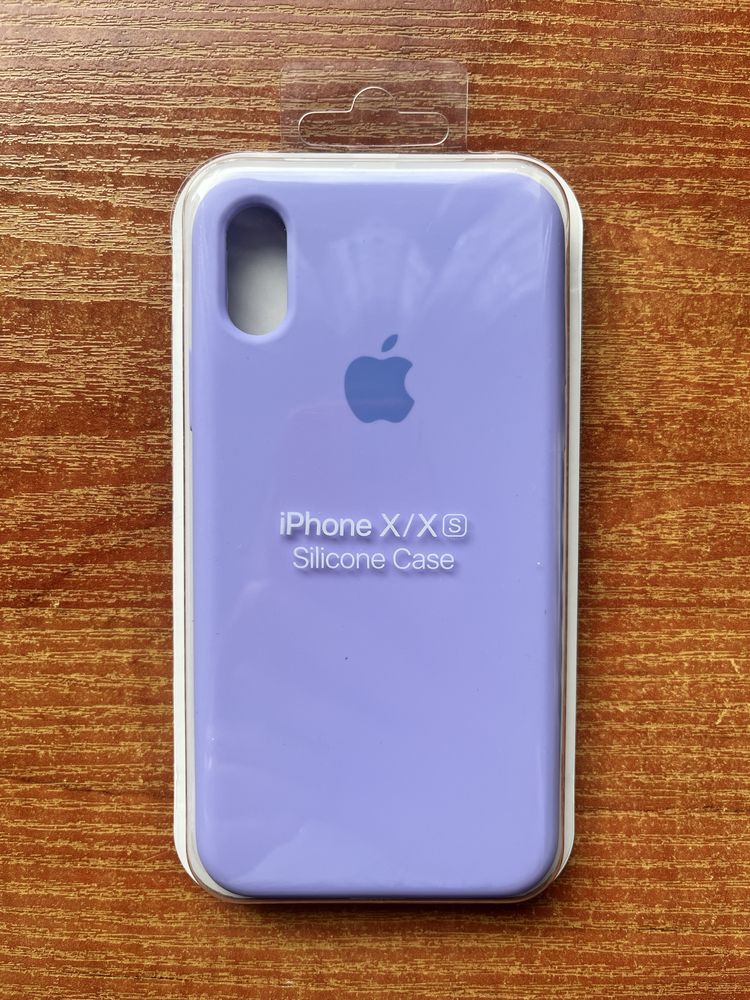Etui iphone XS X purple lawendowe