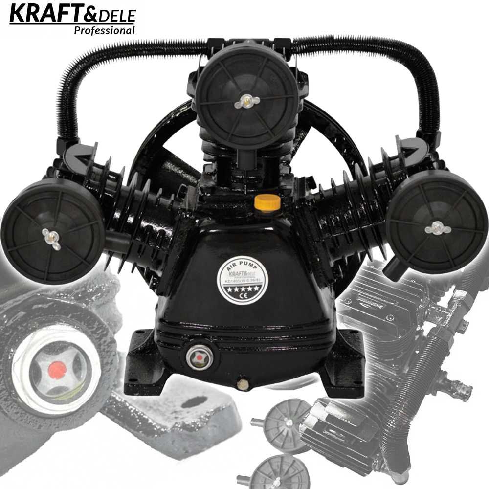 KRAFT&DELE Sprężarka Kompresor Olej 8Bar 900l/min 3 Tłoki 7,5kw KD1407