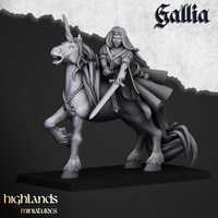 Lady of Galia - Highlands Miniatures Old World Warhammer